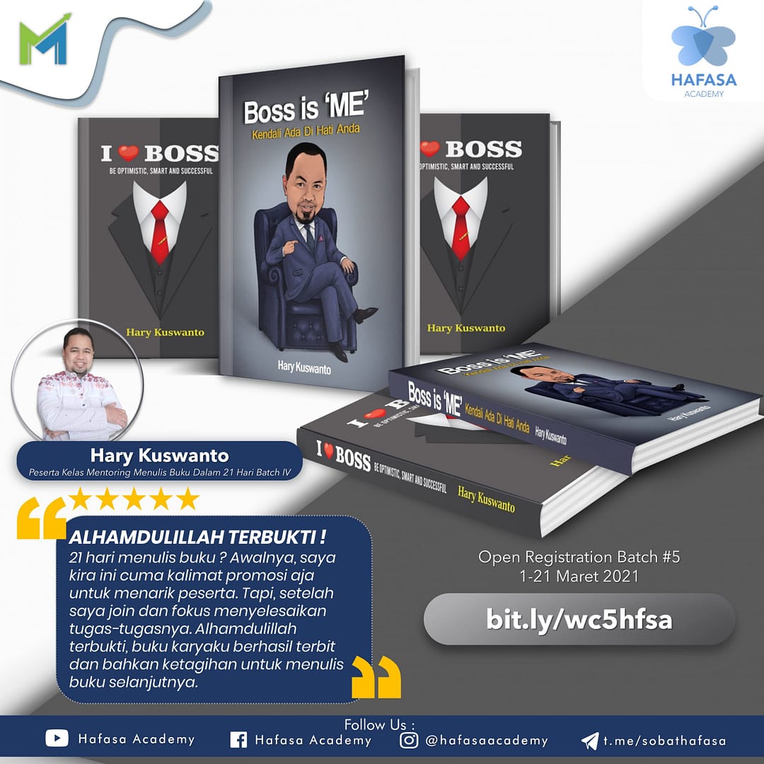 Flyer Testimoni Hary Kuswanto