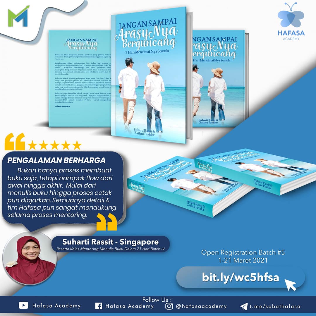 Flyer Testimoni Kak Su Singapore